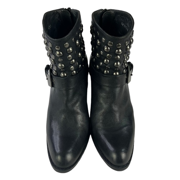 Stuart Weitzman City Slicker Studded Western Leather Ankle Boots Womens Size 6.5 - Picture 6 of 12